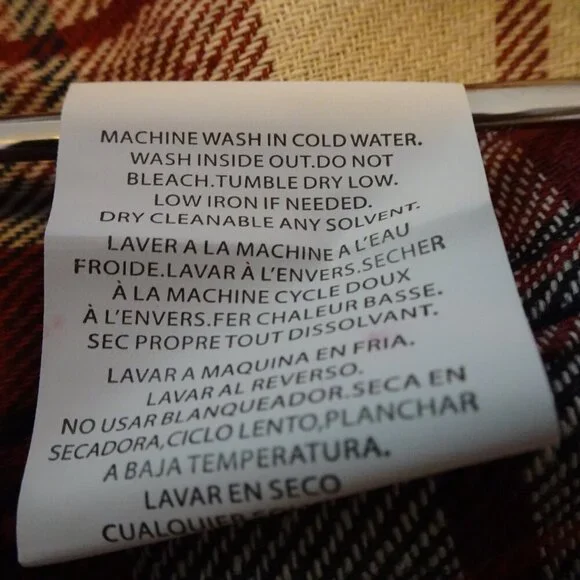 Molokai Surf Co Flannel Shirt Men's Size M Red Plaid Long Sleeve Outdoor - Picture 8 of 8